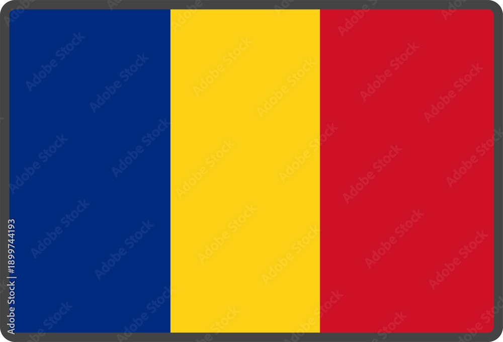 Fototapeta premium romania flag