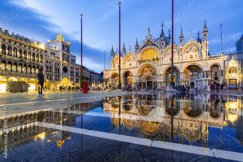 View of St. Mark's Square in Venice (Italy)