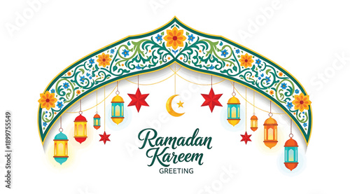 Ramadan kareem islamic holiday graphic design