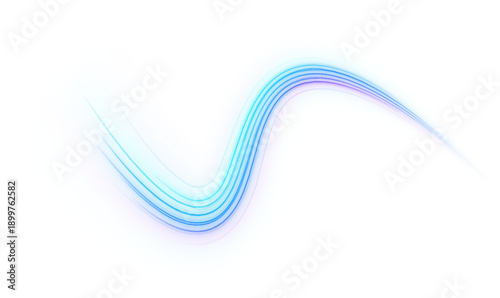 Cool blue waves ripple dynamically, creating flowing motion layers and luminous digital effects. png