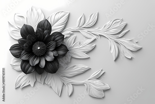 flower isolated on white background
