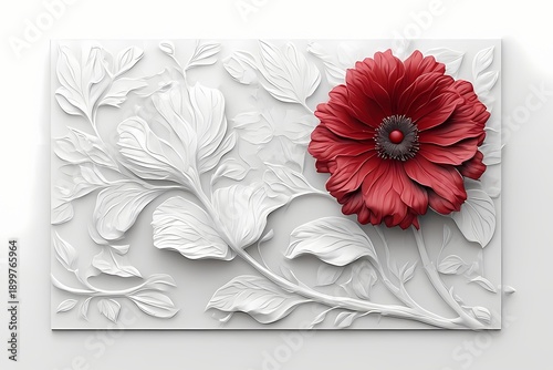 flower isolated on white background