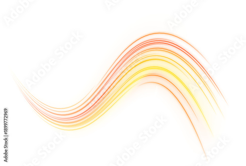 Red orange neon tunnels expand dynamically, leaving blazing light paths filled with power and speed. png