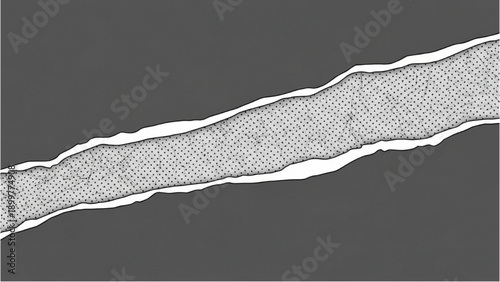 Illustration of a textured wavy line pattern on a dark background from a direct viewpoint