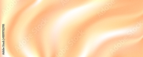 Trendy peach fuzz color gradient. Abstract pink yellow blurred texture noise background. Grainy film effect. Vector illustration for your spring graphic design, banner, poster