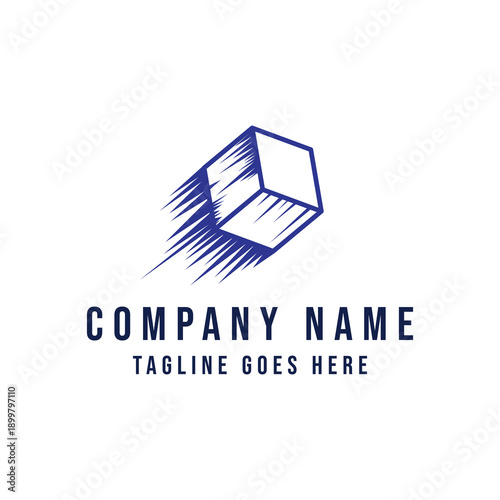 Fast Delivery Speed Box Logistics Solutions Logo