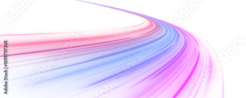 Bright neon spirals collide in mid-air, producing flashes of light and motion blur that evoke speed and digital intensity. PNG