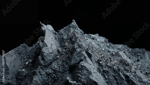 Rocky Surface With Water Droplets in Studio Setting, Showing Texture and Detail