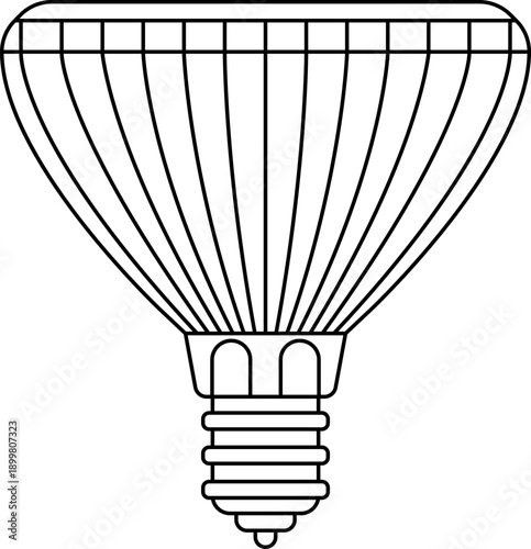 Types of light bulbs, idea sign icon set. Bulb icon collection Vector.