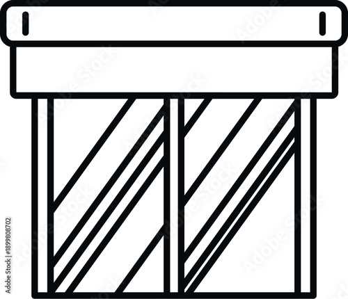 Paper shredder icon symbolizing document destruction and data security