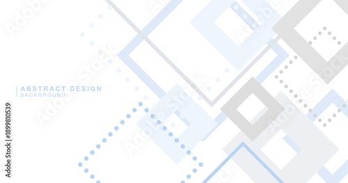 斜めの四角と丸で組み合わせた抽象的な背景素材