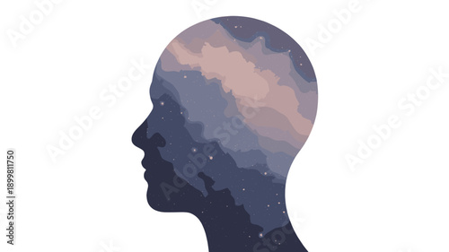 A creative illustration of human mind.