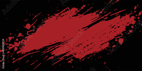 Vector background of dynamic brush strokes.