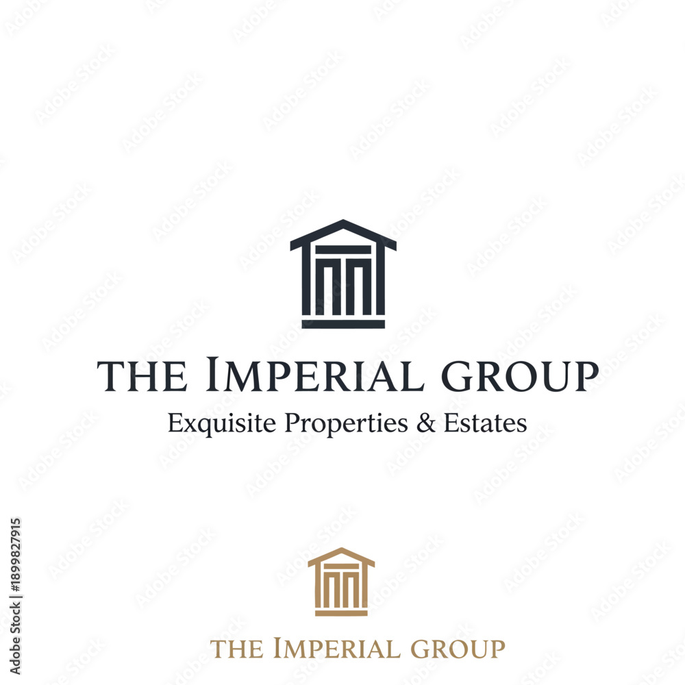 Fototapeta premium The Imperial Group Logo Design Elements.