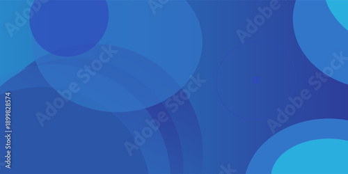 Colorful geometric background. Blue elements with fluid gradient. Dynamic shapes composition. Eps10 vector