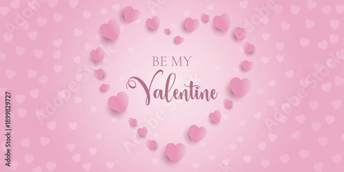 Valentines day background with Heart Shaped Balloons. Vector illustration.banners.Wallpaper.flyers, invitation, posters, brochure, voucher discount.