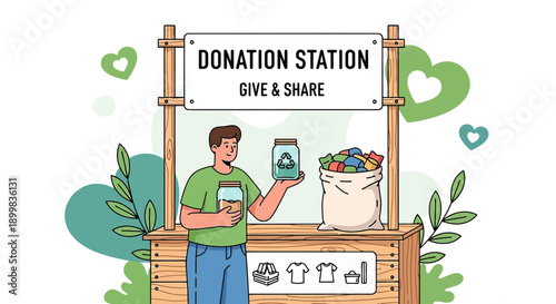 Donation Station: Promoting Reuse, Recycling, and Charity for Sustainable Living
