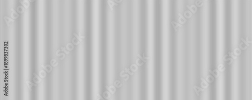 Narrow black-white vertical lines. Symmetric geometric ornament. Striped seamless pattern, abstract wallpaper. Digital paper for textile print, page fill. Vector