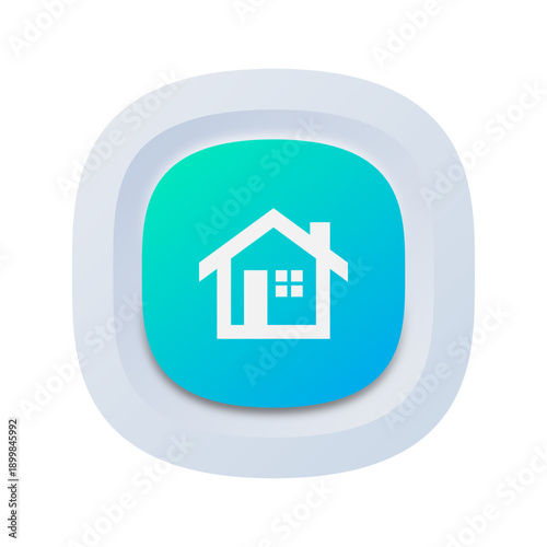 Essential UI Icon – Home Button for Prototyping Tools
