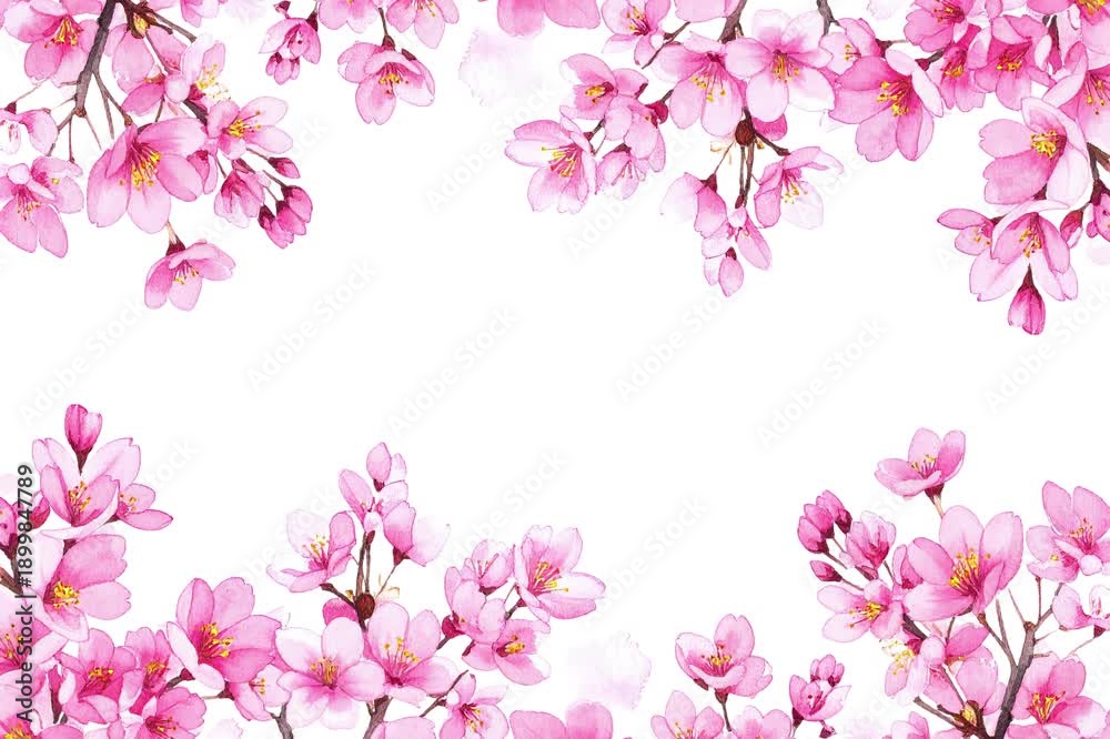 custom made wallpaper toronto digitalAnimated watercolor flower background. A beautiful Animation