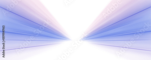 Glowing ribbons of light twist and flow in cyberspace. Vivid blue and magenta tones emphasize futuristic speed. Abstract motion energy PNG.