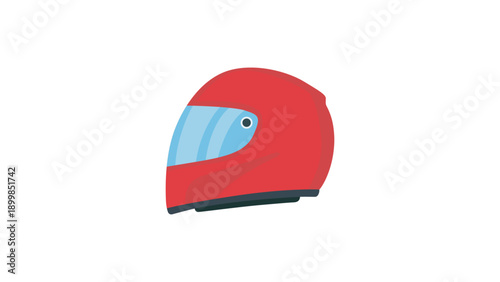 Race helmet vector isolated icon. Emoji illustration. Race helmet vector emoticon. 