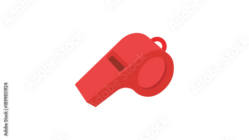 Whistle vector isolated icon. Emoji illustration. Whistle vector emoticon.