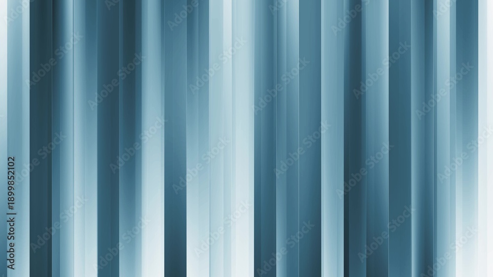 Fototapeta premium Abstract background of vertical metal aluminum silver strips of metal profile, iridescent sticks, lines of bright shiny luminous beautiful