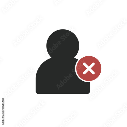 拒否・否認・却下ユーザーアイコン02
