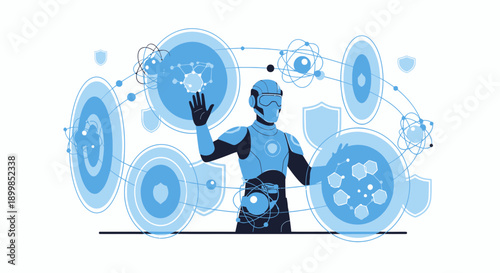 Cybernetic Interface: A Vision of Future Technology Integration and Human Augmentation