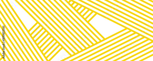 Vector banner with yellow ramen pattern on white background. Abstract pattern.