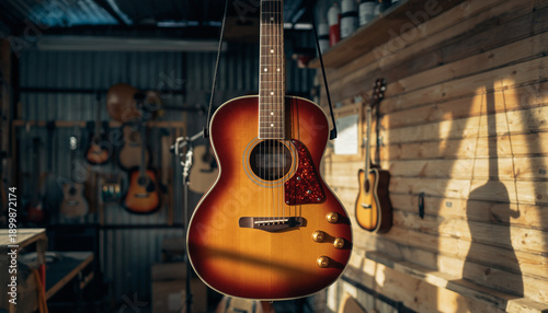 Guitarra de madera