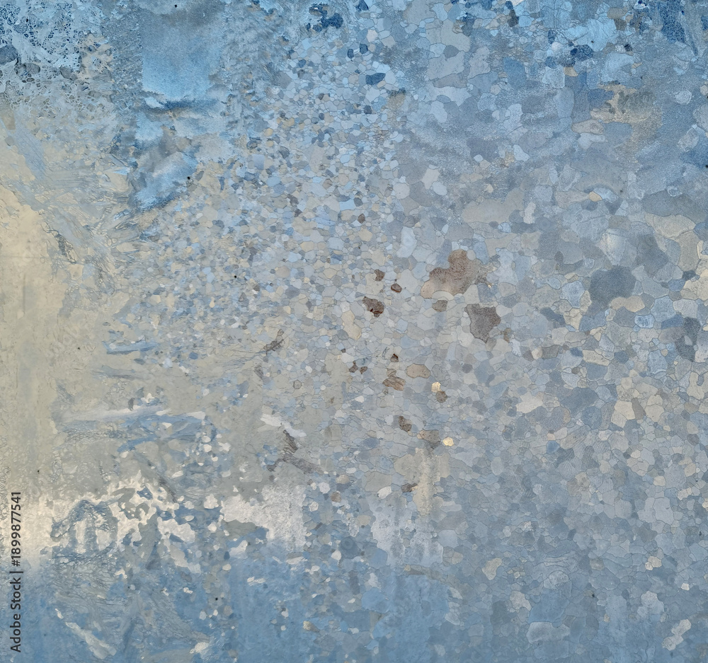 Obraz premium Frost patterns on glass. Background. Space for design and text. Selective focus.