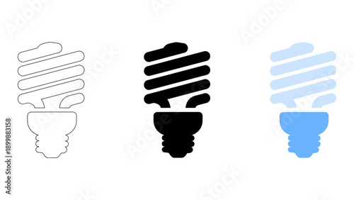 This image depicts an energy saving bulb, symbolizing efficient and sustainable lighting solutions for homes and busines