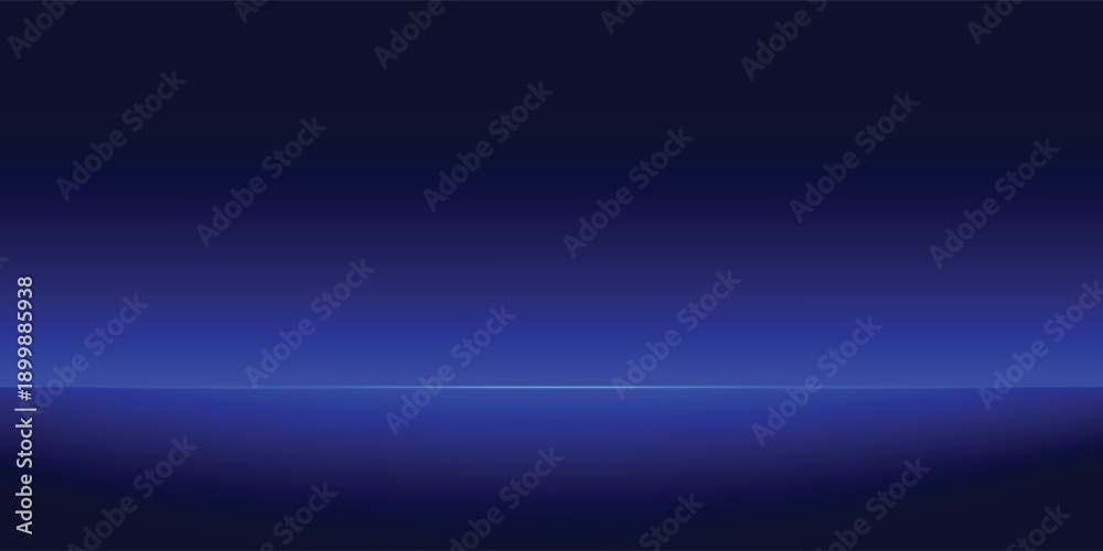 Obraz premium Abstract blue grid perspective design background with lighting. High technology lines landscape connect of future.