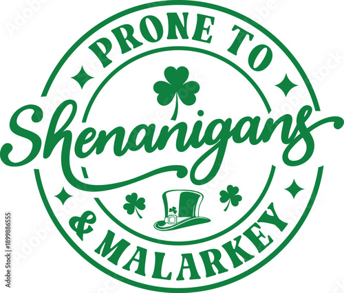 Shenanigans t-shirt design.