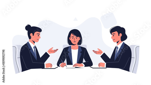 Business Meeting Discussion Teamwork Collaboration Office People