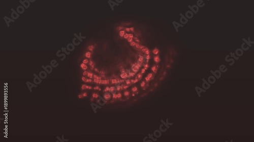 Displaying Subtle Red Light Pattern in Dark Scene