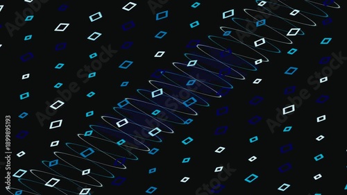 Observing Dynamic Abstract Patterns From a Central Spiral Motion