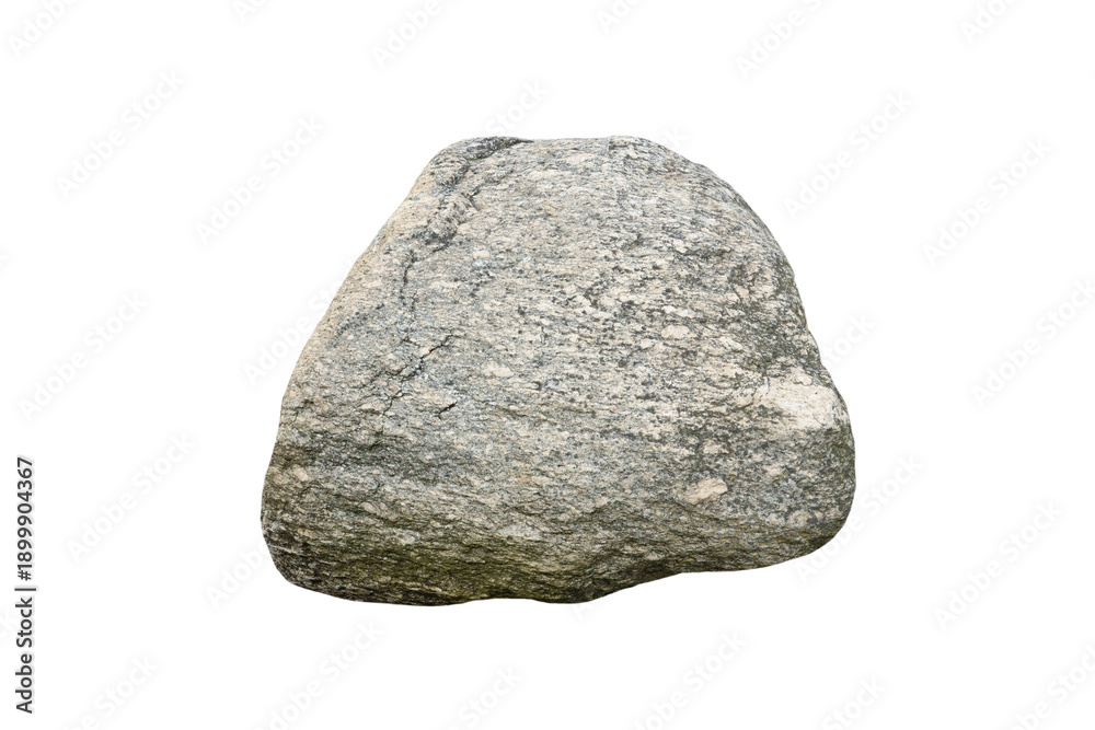 Fototapeta premium stone isolated on white background