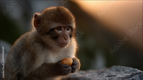 Monkey on the Rock of Gibraltar.