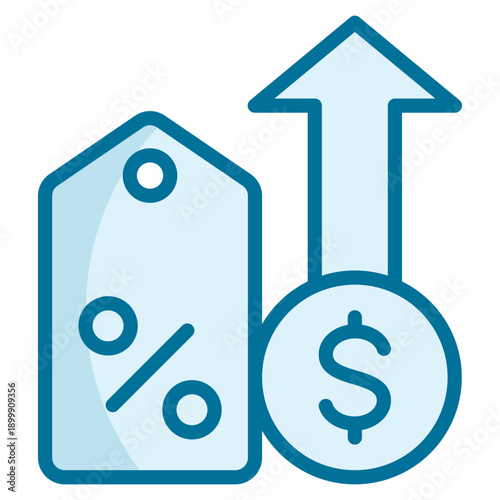 Economic Inflation Icon