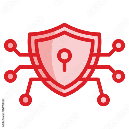 Cybersecurity Shield Icon