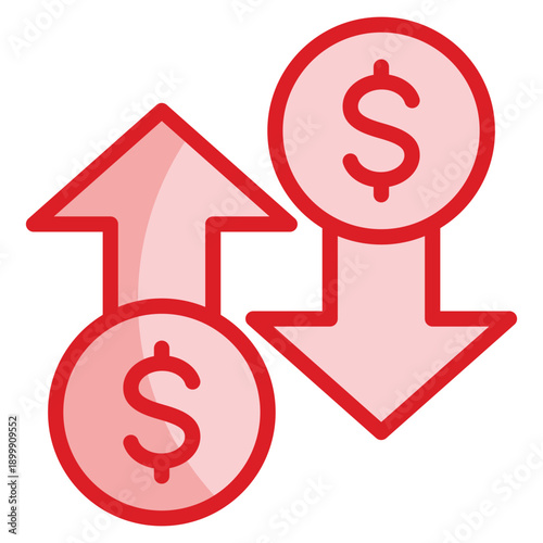 Currency Fluctuation Icon