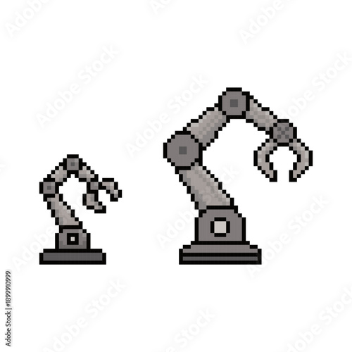 AUTOMATIC MACHINE ARM  PIXEL ART