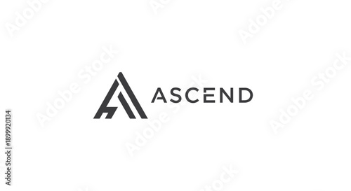 Free Download Ascend logo with a stylized A symbol representing growth and progress. - GFXLoad