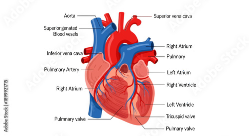 Human Heart Anatomy Diagram
