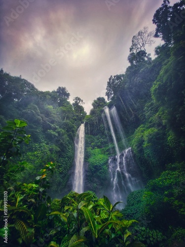 Sekumpul Waterfall Bali Island Indonesia