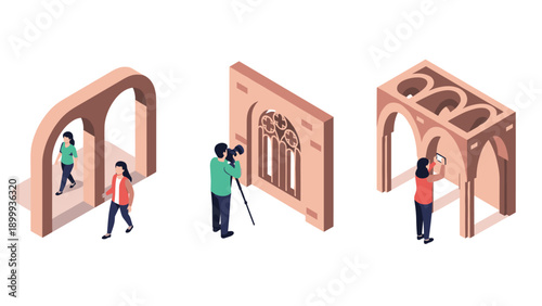 Architectural discovery through isometric urban exploration