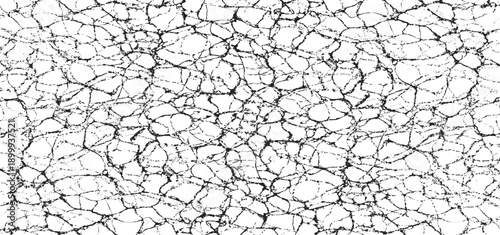 Scratched and Cracked Grunge Urban Background Texture Vector. Dust Overlay Distress Grainy Grungy Effect. Distressed Backdrop Vector Illustration. Isolated Black on White Background. EPS 10.